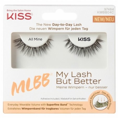 Kiss My Lash But Better Black False Lashes All Mine Natural Style 1 Pair