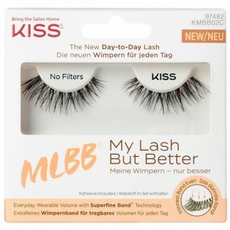 Kiss My Lash But Better Black Lashes Tapered Length Style - 1 Pair