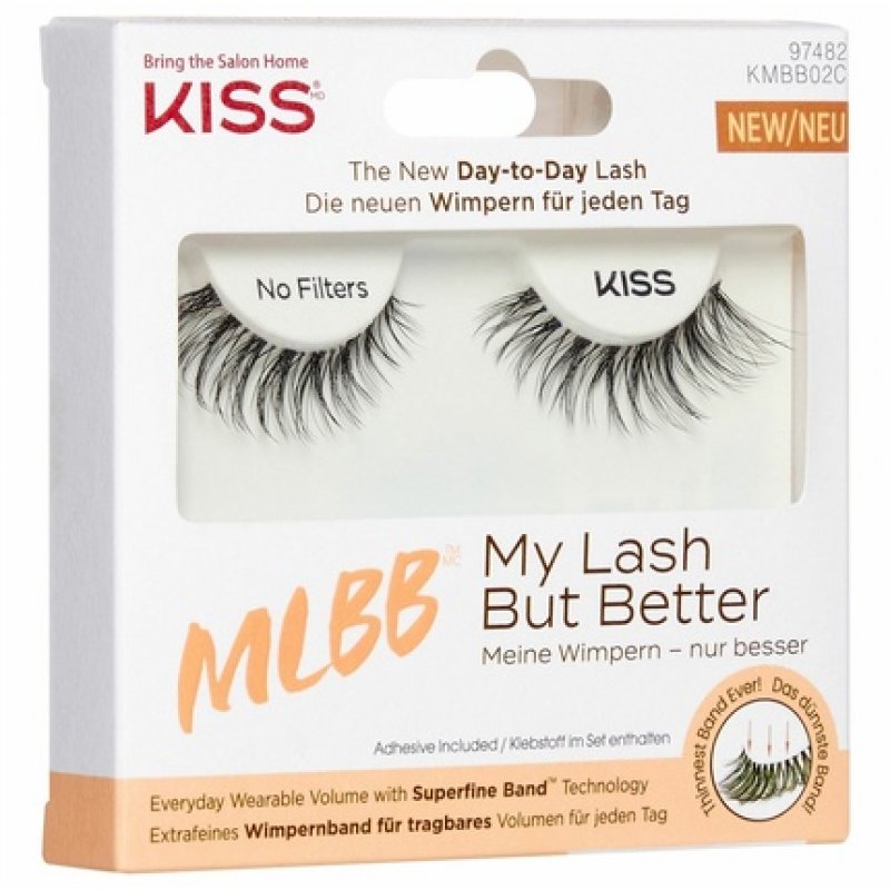 Kiss My Lash But Better Black Lashes Tapered Length Style - 1 Pair