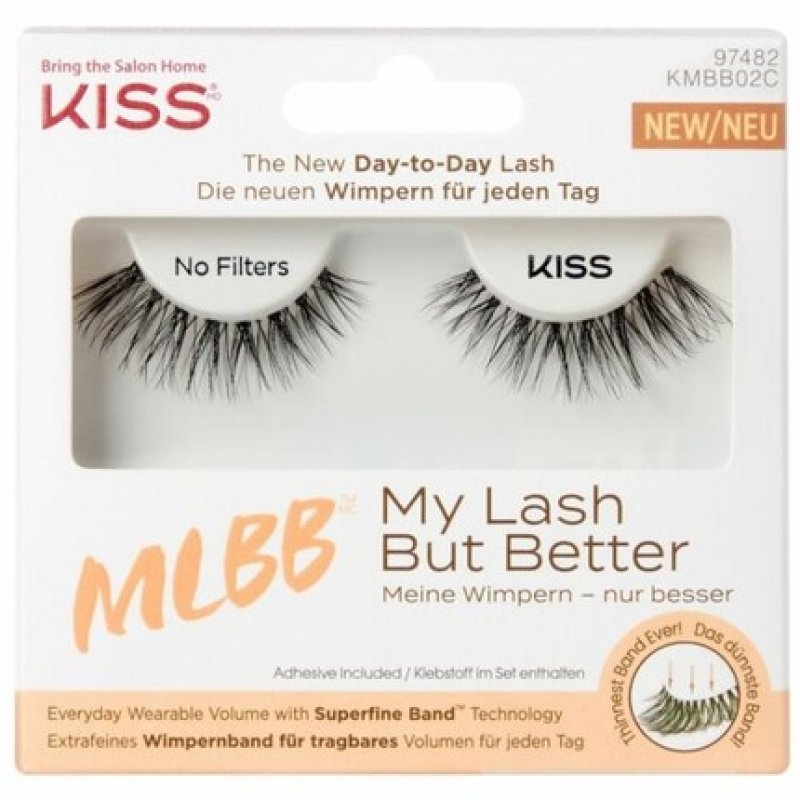Kiss My Lash But Better Black Lashes Tapered Length Style - 1 Pair
