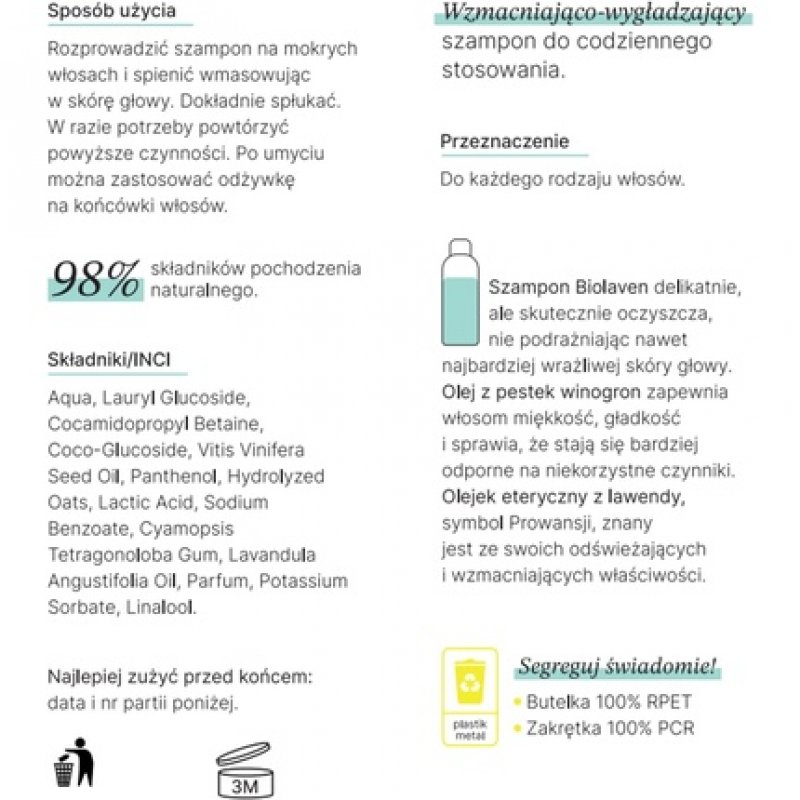 Biolaven Hair Shampoo 300ml