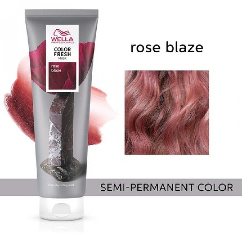 Wella Color Fresh Semi-Permanent Hair Mask 150ml Rose Blaze