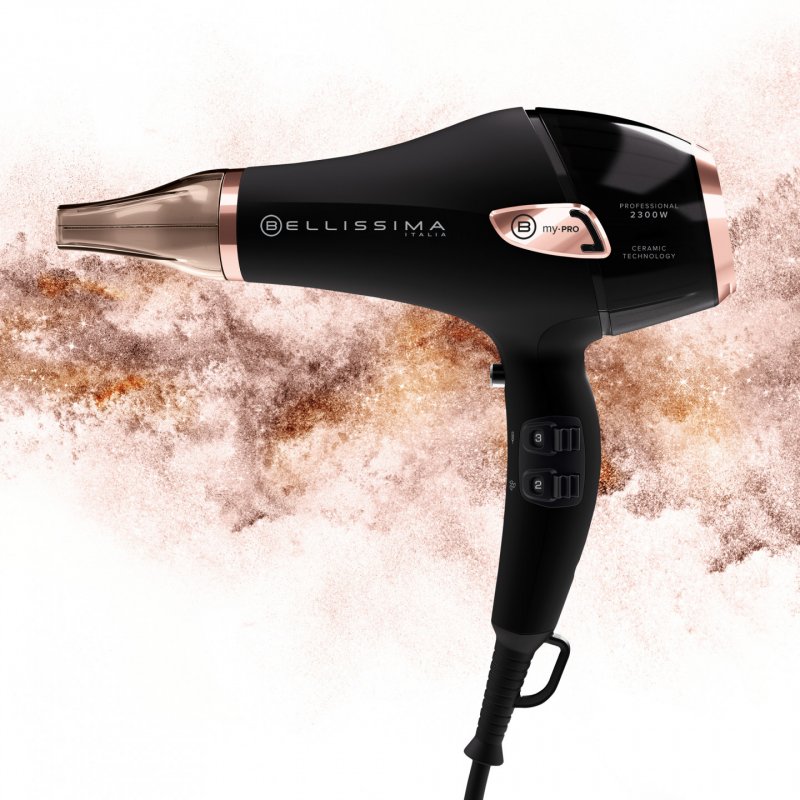 Bellissima My Pro P5 3800 sèche-cheveux 2300 W Noir, Or rose
