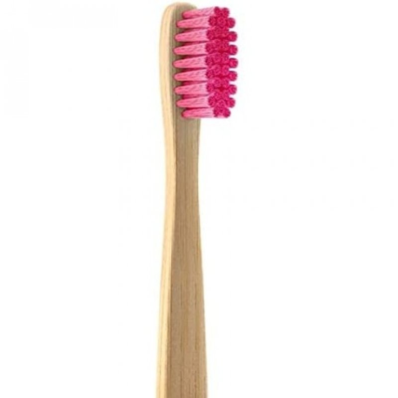 Nordics Organic Care Eco Kids Bamboo Toothbrush with Pink Bristles