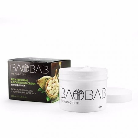 Baobab Rich Repair Moisturiser Super Dry Skin Cream 200ml