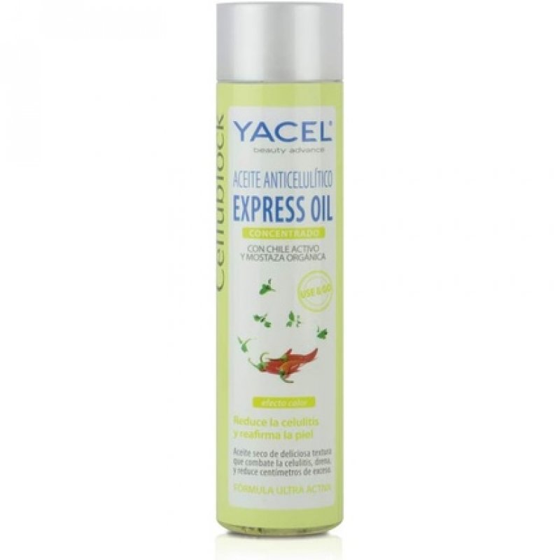 Yacel Cellublock Express Oil Draining and Reducing Anti-Cellulite Oil Black 150ml
