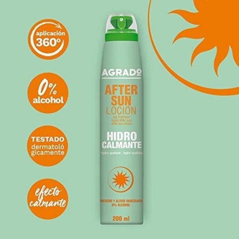 Agrado After-Sun Lotion Light Moisturizing Cream Invisible Texture Spray