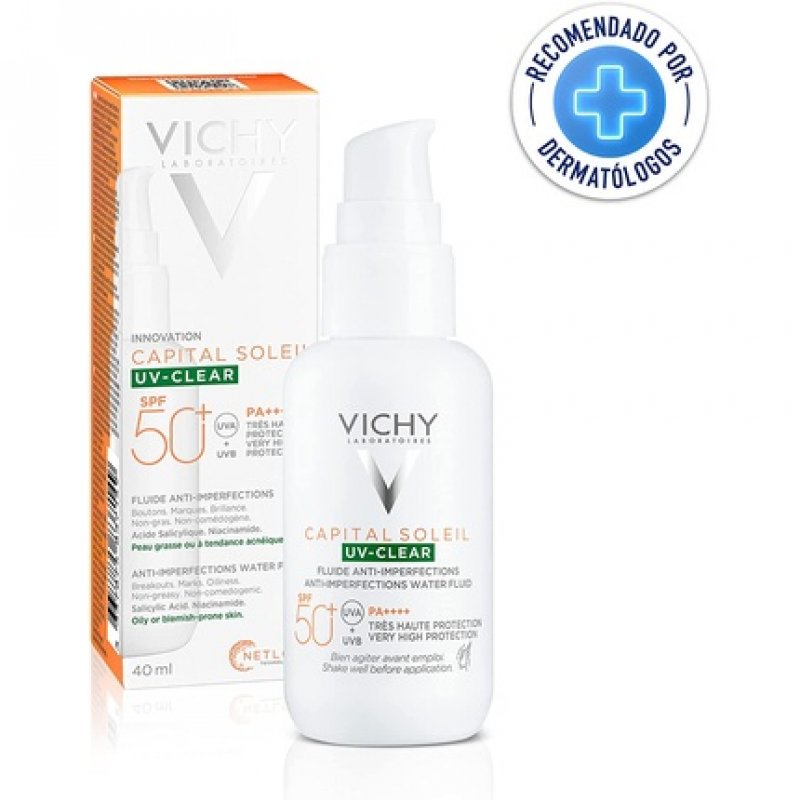Vichy Capital Soleil UV Clear Anti Blemish Fluid SPF50 40ml