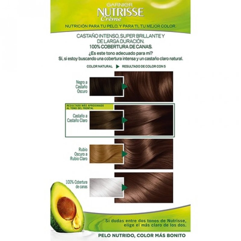 Garnier Nutrisse Crème Nourishing Color 5 Light Brown