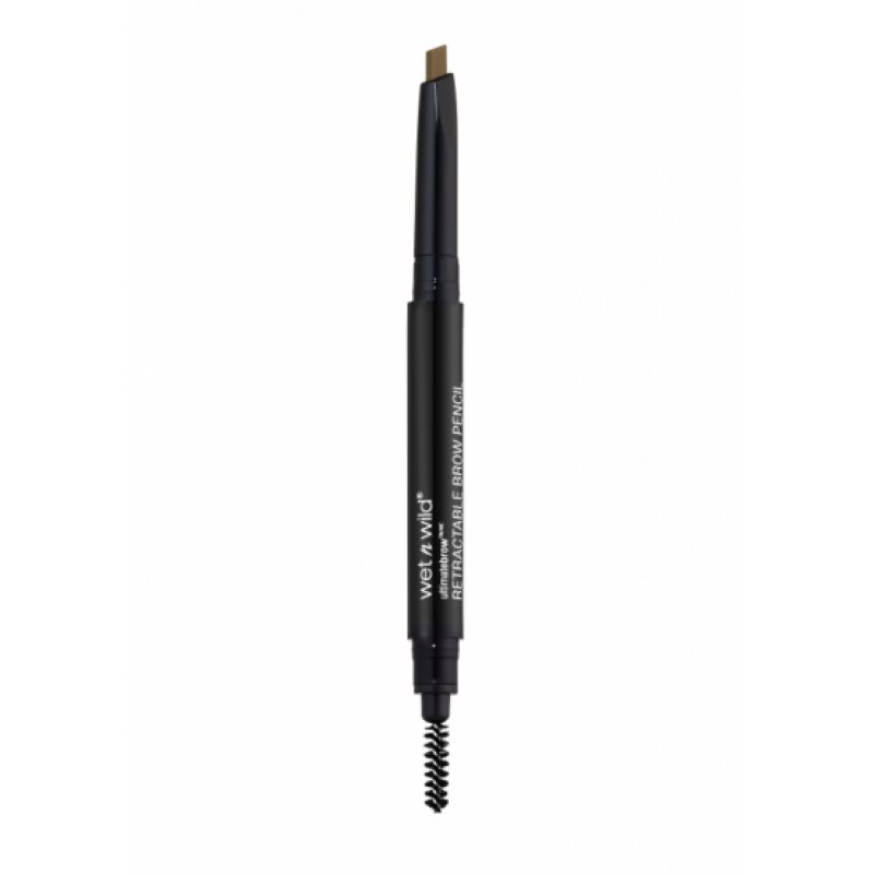 Wet n Wild Ultimate Brow Retractable Pencil with Triangular and Ultra-Precise Pencil Point Ash Brown