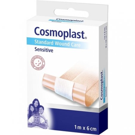 Cosmoplast Sensitive Wound Plaster 1m x 6cm