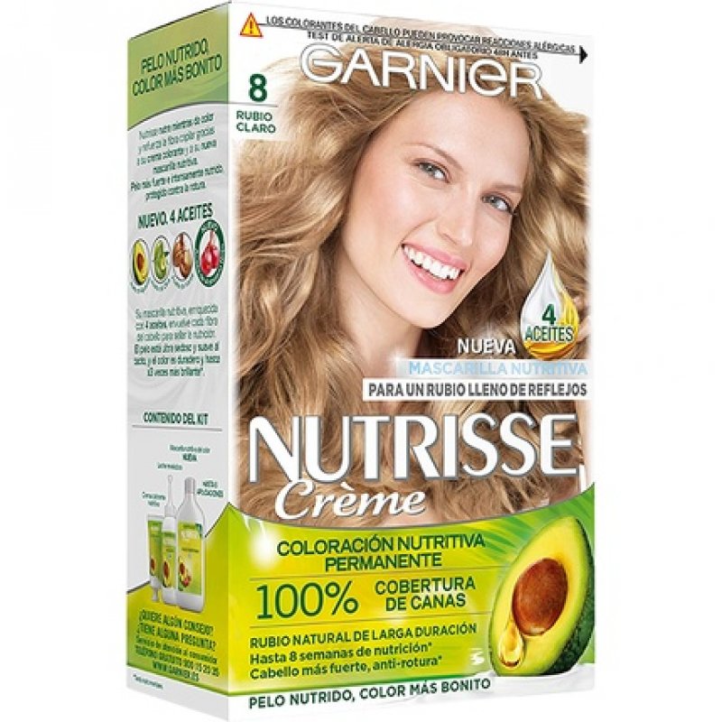 Garnier Nutrisse Tint N. 8 Light Blonde Hair Color - 1 Count