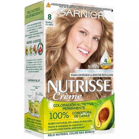 Garnier Nutrisse Tint N. 8 Light Blonde Hair Color - 1 Count
