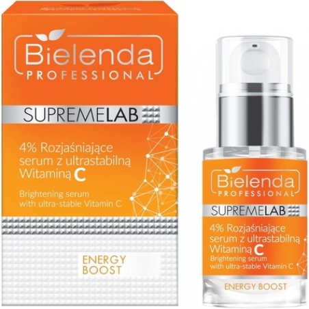 Bielenda Professional Supremelab Energy Boost Brightening Serum with Ultra-Stable Vitamin C 15ml