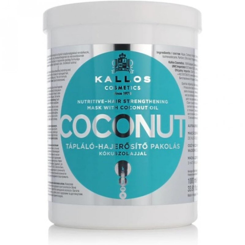 Kallos Kjmn Coconut Nourishing and Strengthening Hair Mask 1000ml