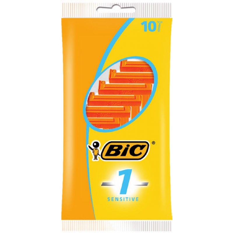 BIC Sensitive 1 rasoir pour hommes Orange