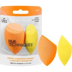 Real Techniques Miracle Complexion Sponge and Concealer Sponge Duo Makeup Blending Sponges