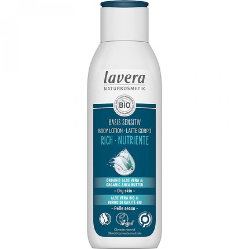 Lavera Basis Sensitive Body Lotion Rich 250ml White