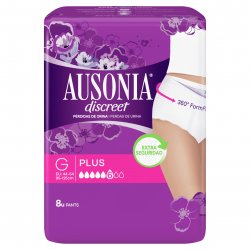 Ausonia DISCREET Plus G Woman White 8 pc(s)