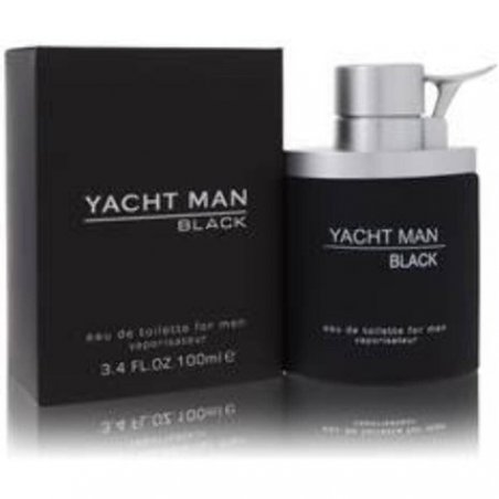 Myrurgia Yacht Man Black Eau De Toilette Spray 3.4 oz 100 ml - Men