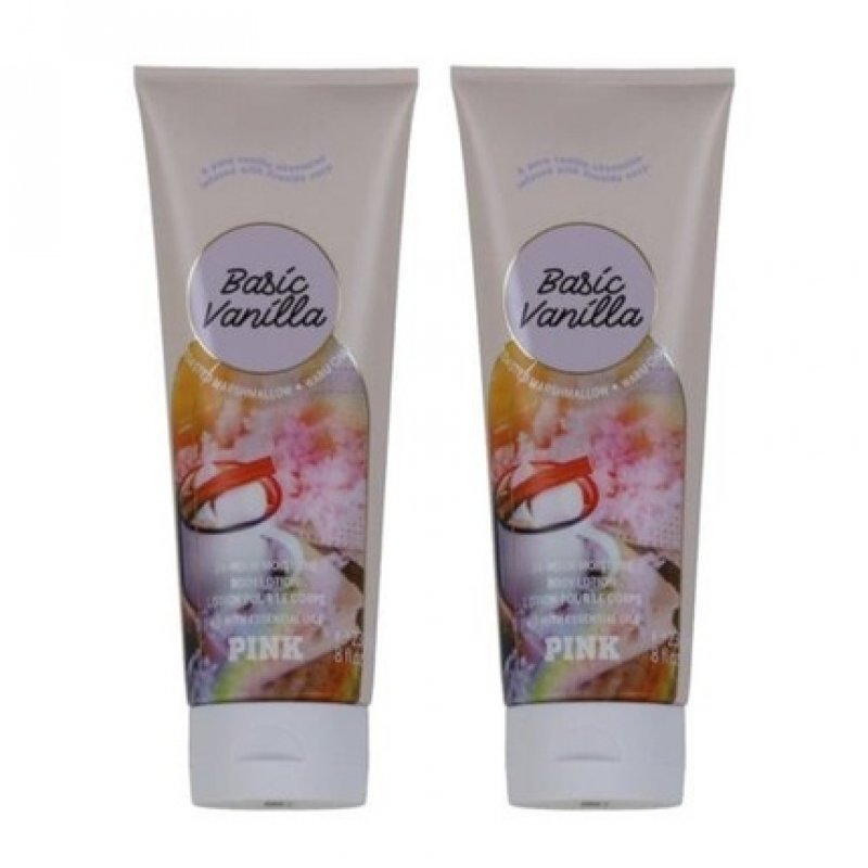 Victoria's Secret Pink Basic Vanilla Body Lotion with Essential Oils