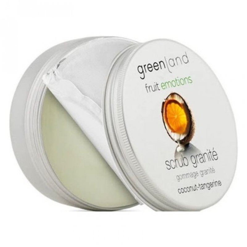 Greenland Scrub Granité Mandarin Coconut 200ml - Vegan Face and Body Scrub