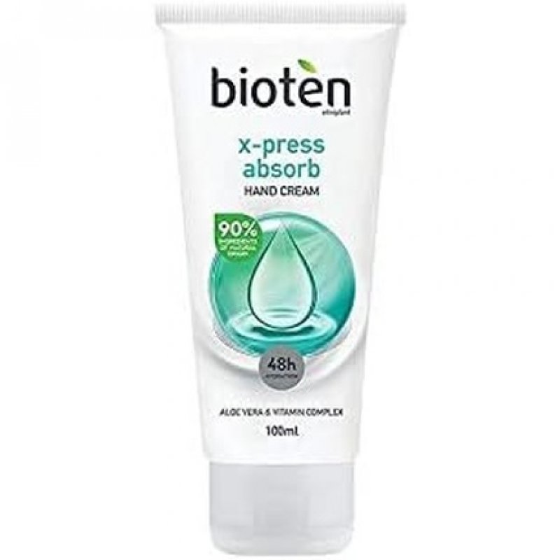 Bioten X-Press Absorb Hand Cream with Aloe Vera and Vitamin Complex 100ml