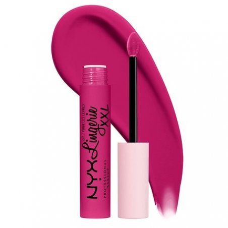 NYX Professional Makeup Lip Lingerie XXL Matte Liquid Lipstick Pink Hit 0.13 Fl Oz