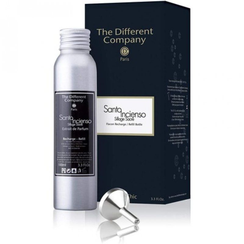 THE DIFFERENT COMPANY Santo Inciensio Extrait de Parfum 100ml Refillable Bottle Woody Spicy
