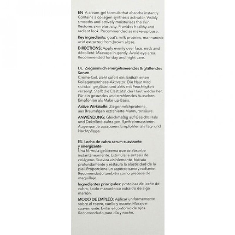 Ziaja Goat's Milk Energizing and Soothing Facial Serum 50ml