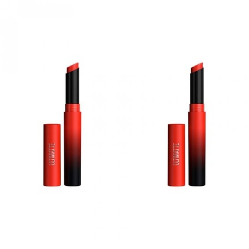 Maybelline Color Sensational Ultimatte Matte Lipstick Non-Drying Intense Color Pigment 299 More Scarlet 0.04 Ounce