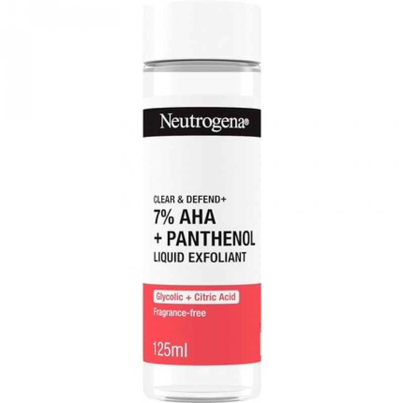 Neutrogena Clear & Defend Liquid Exfoliant with AHA and Panthenol