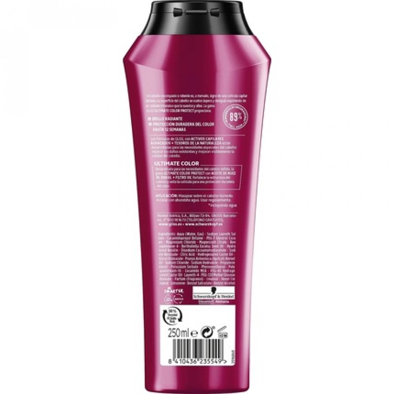 Schwarzkopf Gliss Ultimate Colour Shampoo for Color-Treated Hair or with Highlights 250ml