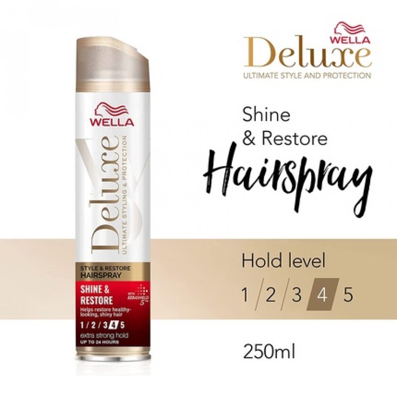 Wella Deluxe Duo Style Rescue Pre-Styling Serum and Dream Smooth & Shine and Repair Hairspray