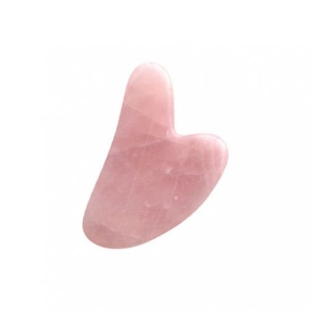 Fluff Guasha Stone for Massage Rose Quartz