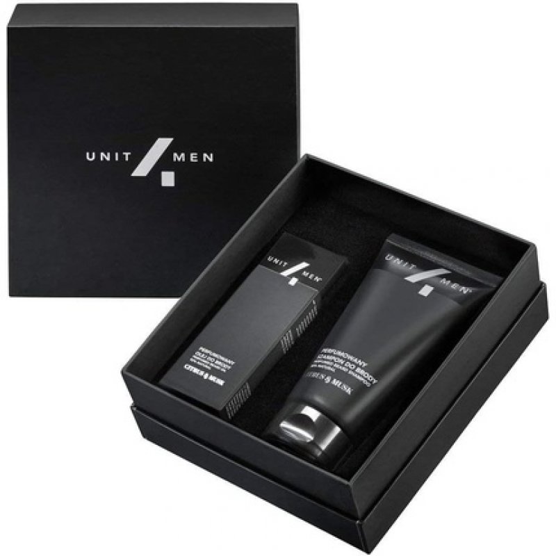 Unit4men Citrus & Musk Beard Care Set (Beard Oil 30ml Beard Shampoo 100ml) 130ml