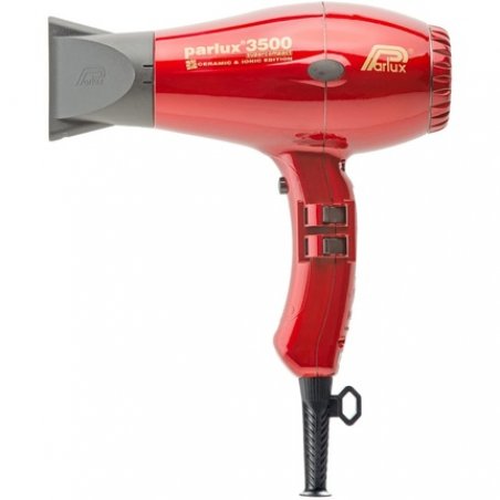 Parlux 3500 SuperCompact Ceramic Ionic Professional Hair Dryer Red