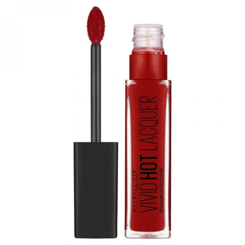 Maybelline New York Color Sensational Vivid Hot Lacquer Lipstick Number 72 Classic 7.7ml