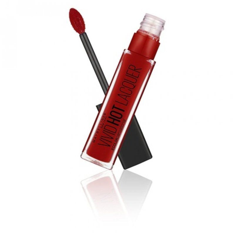 Maybelline New York Color Sensational Vivid Hot Lacquer Lipstick Number 72 Classic 7.7ml