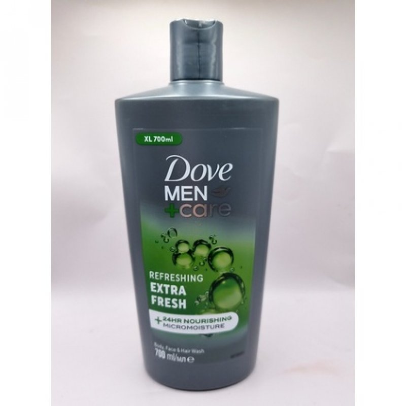 Dove Men Care Extra Fresh Body Face & Hair Wash 700ml
