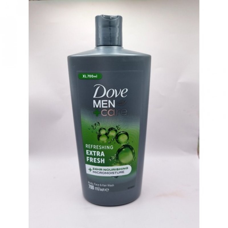 Dove Men Care Extra Fresh Body Face & Hair Wash 700ml