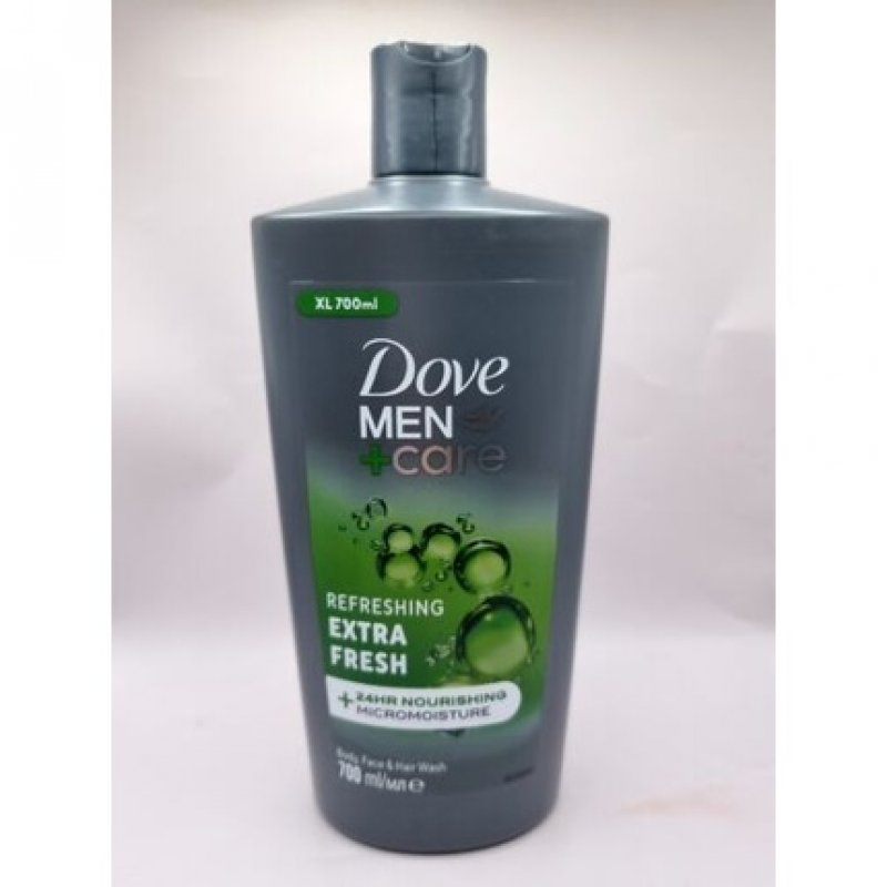Dove Men Care Extra Fresh Body Face & Hair Wash 700ml
