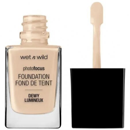 wet n wild Photo Focus Foundation DEWY 30 ml Bouteille Liquide 519 Soft Ivory