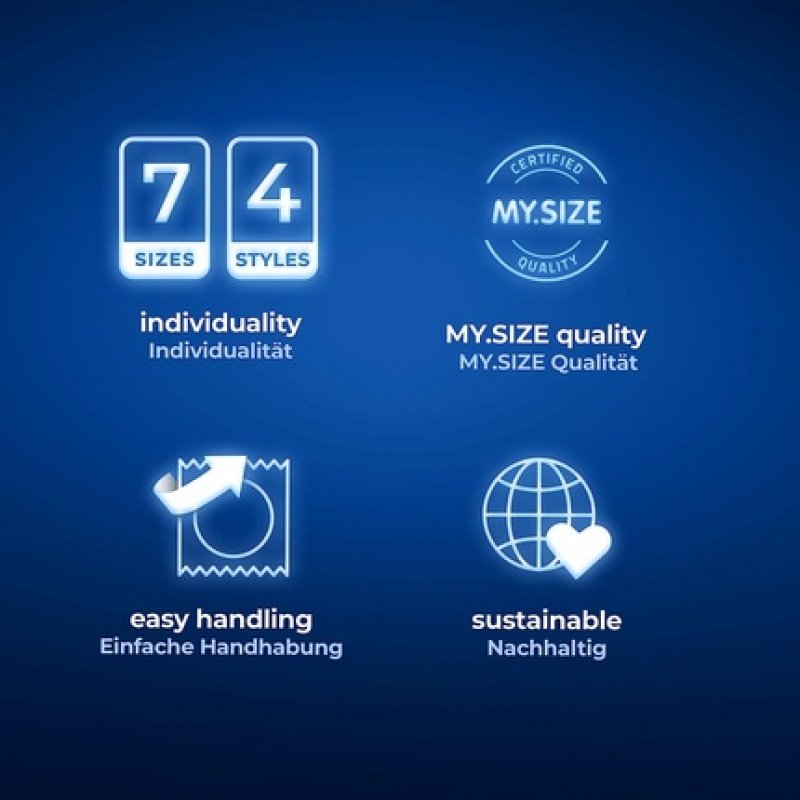 My.Size Mix Condoms Size 3 53mm - Pack of 10