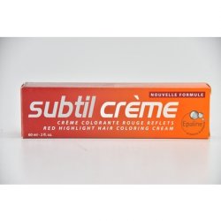 Subtil Creme Red Highlight Hair Coloring Cream 2oz 60ml 6.66