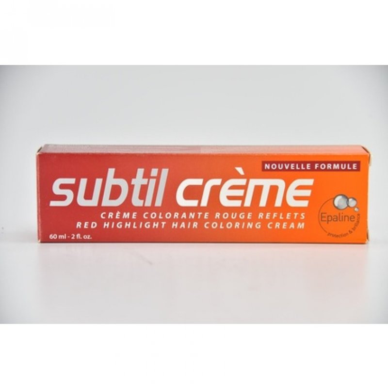Subtil Creme Red Highlight Hair Coloring Cream 2oz 60ml 6.66