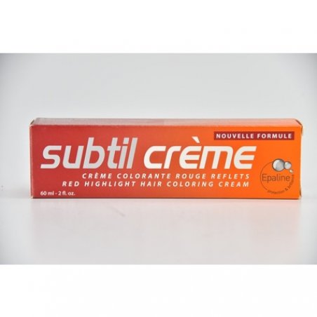 Subtil Creme Red Highlight Hair Coloring Cream 2oz 60ml 6.66