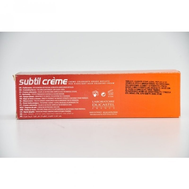 Subtil Creme Red Highlight Hair Coloring Cream 2oz 60ml 6.66