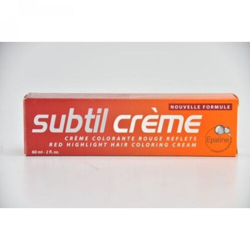 Subtil Creme Red Highlight Hair Coloring Cream 2oz 60ml 6.66