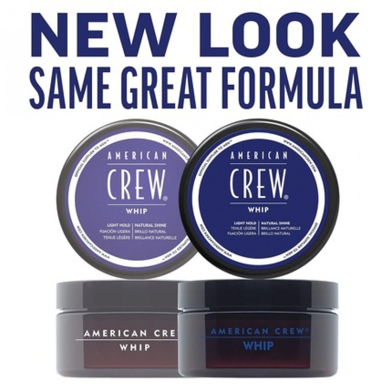 American Crew Men's Whip Styling Cream Light Hold Natural Shine 3 Oz